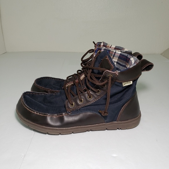 lems boulder boot navy stout